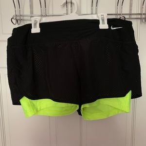 Double layer Nike running shorts